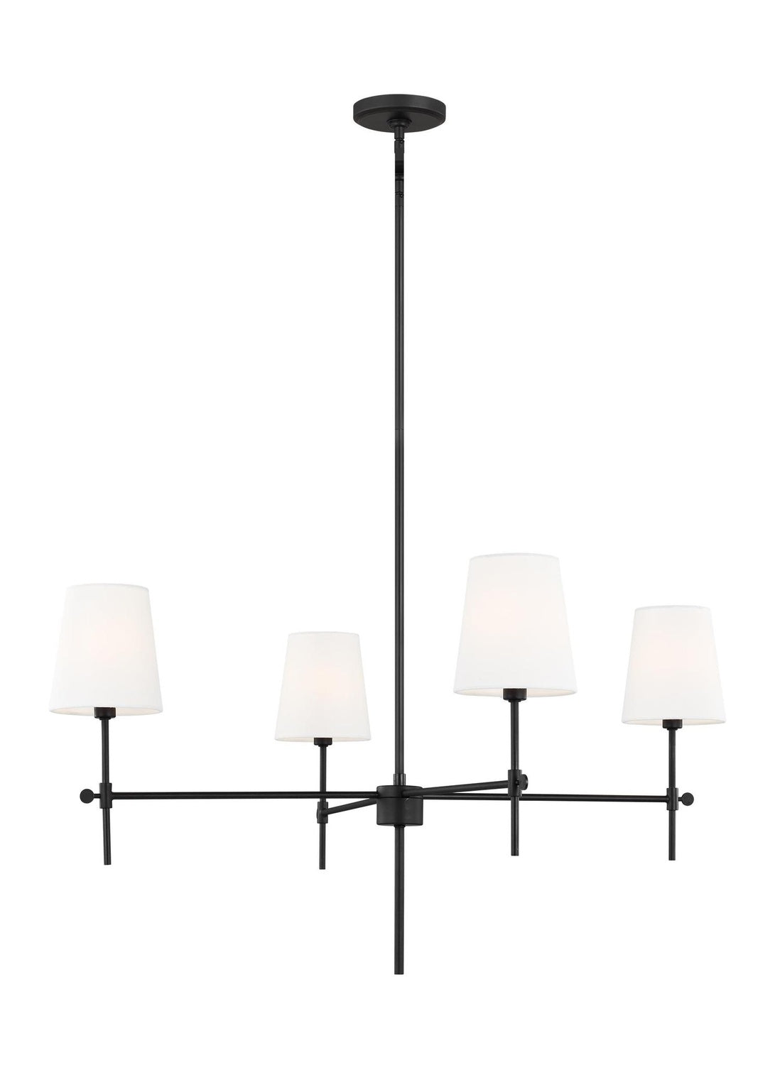 VISUAL COMFORT & CO., BAKER FOUR LIGHT CHANDELIER, CHANDELIER LIGHT
