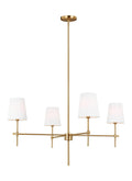 VISUAL COMFORT & CO., BAKER FOUR LIGHT CHANDELIER, CHANDELIER LIGHT