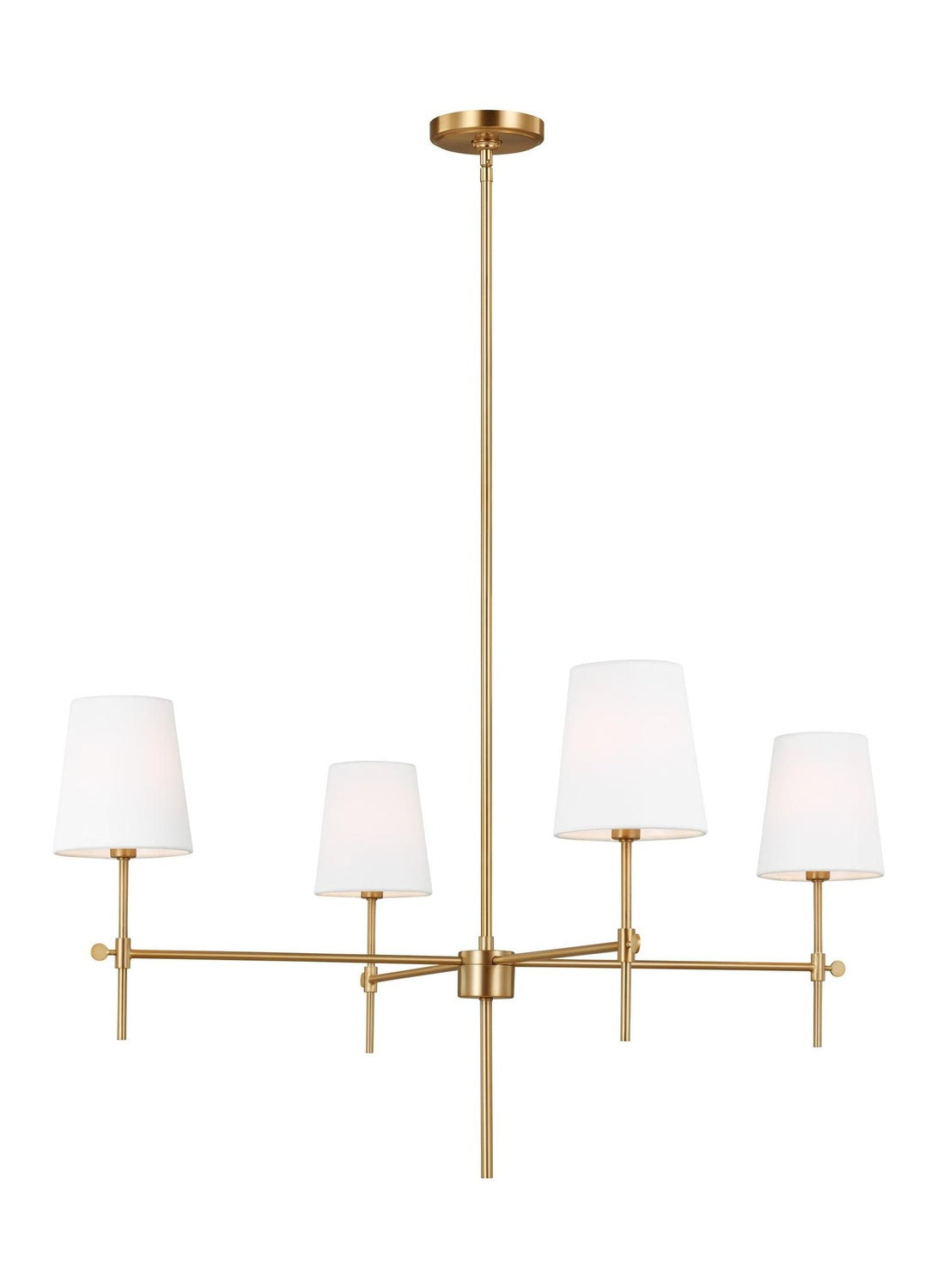 VISUAL COMFORT & CO., BAKER FOUR LIGHT CHANDELIER, CHANDELIER LIGHT