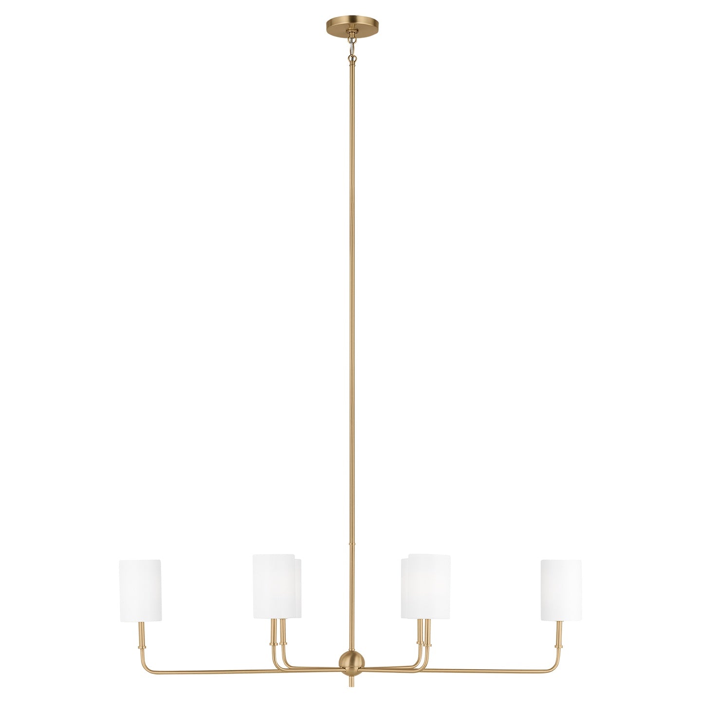 VISUAL COMFORT & CO., FOXDALE SIX LIGHT LINEAR CHANDELIER, CHANDELIER LIGHT