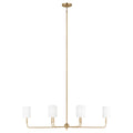 VISUAL COMFORT & CO., FOXDALE SIX LIGHT LINEAR CHANDELIER, CHANDELIER LIGHT