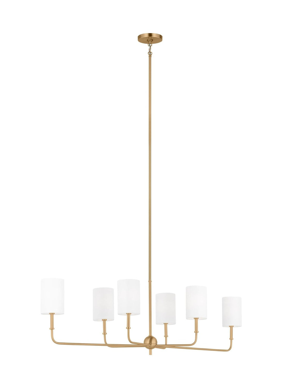 VISUAL COMFORT & CO., FOXDALE SIX LIGHT LINEAR CHANDELIER, CHANDELIER LIGHT