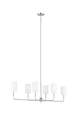 VISUAL COMFORT & CO., FOXDALE SIX LIGHT LINEAR CHANDELIER, CHANDELIER LIGHT