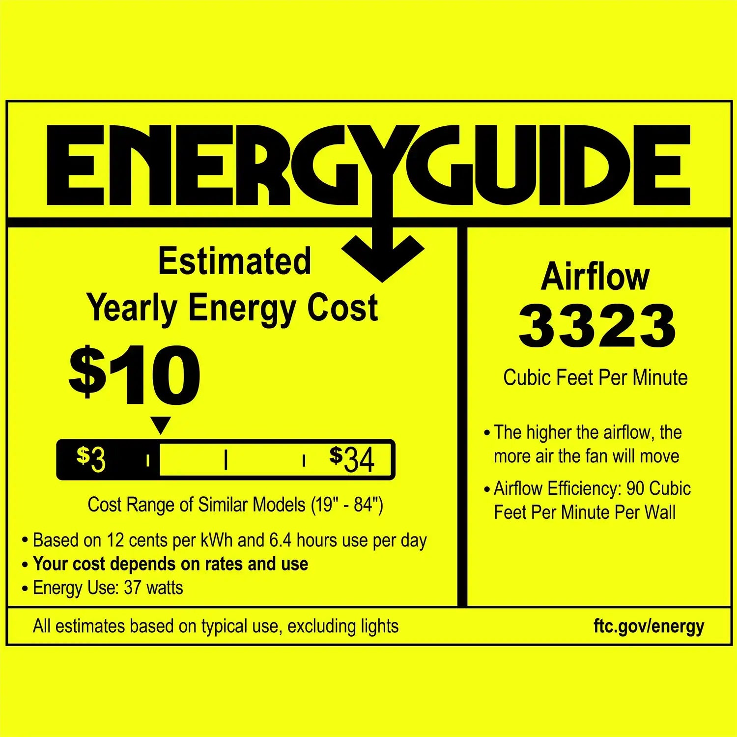 GENERATION LIGHTING, ERA 52 HUGGER LED CEILING FAN | 3ERHR52BBSD, INDOOR CEILING FANS