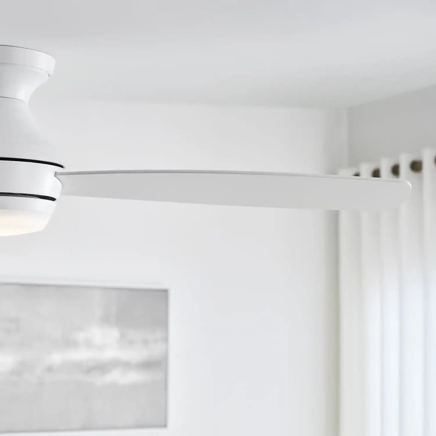 VISUAL COMFORT & CO., IKON LED CEILING FAN, INDOOR CEILING FANS