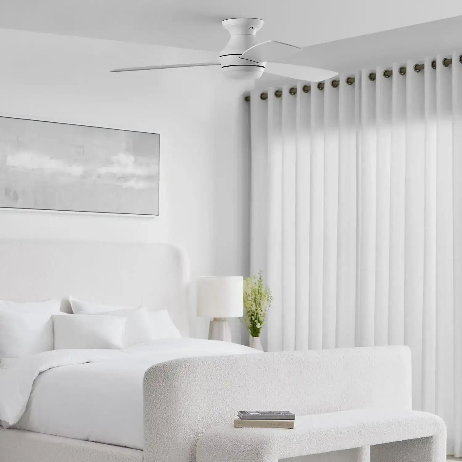 VISUAL COMFORT & CO., IKON LED CEILING FAN, INDOOR CEILING FANS
