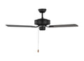 GENERATION LIGHTING, LINDEN CEILING FAN | 3LD48MBK, INDOOR CEILING FANS