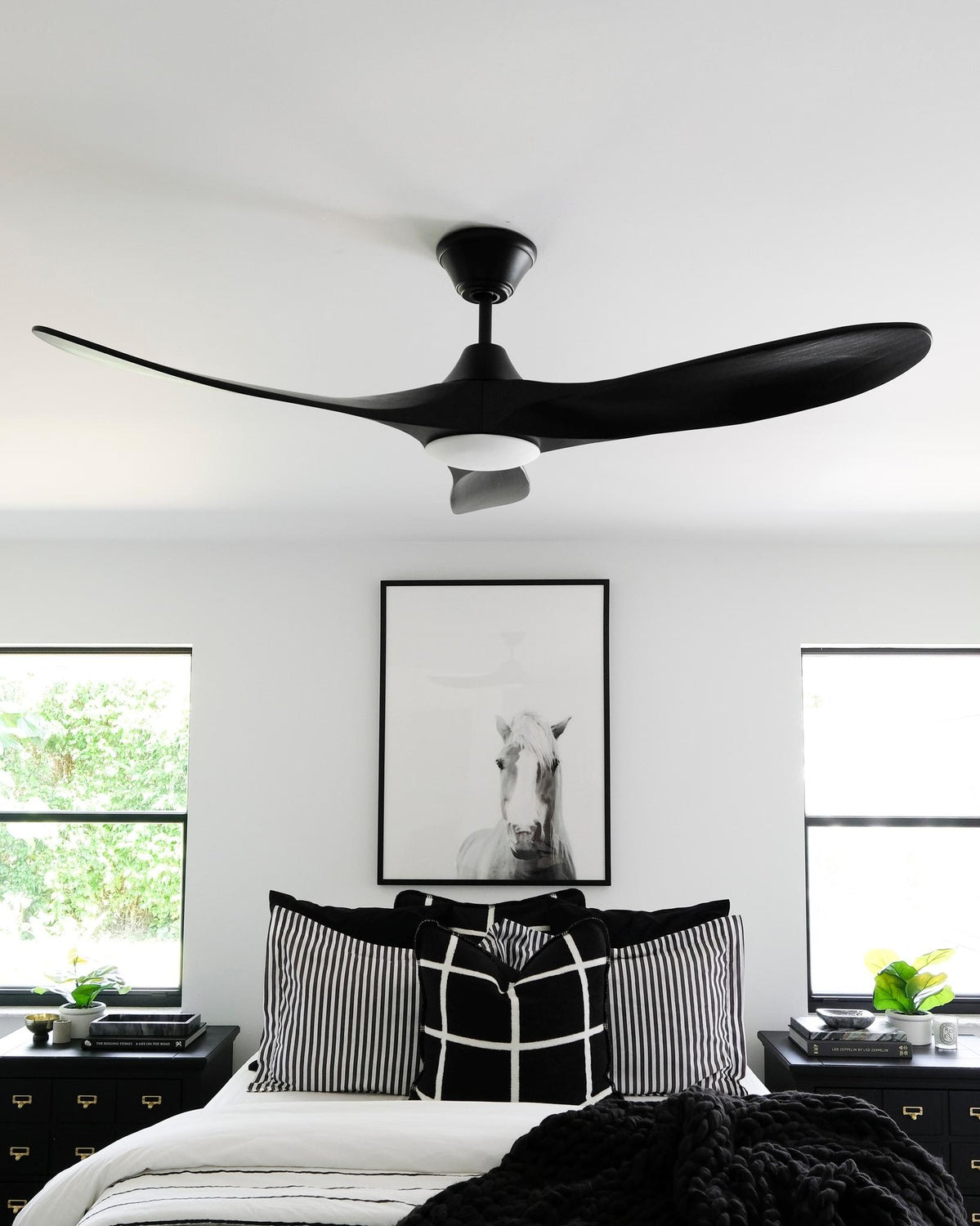 VISUAL COMFORT FAN, MAVERICK LED CEILING FAN, INDOOR CEILING FANS