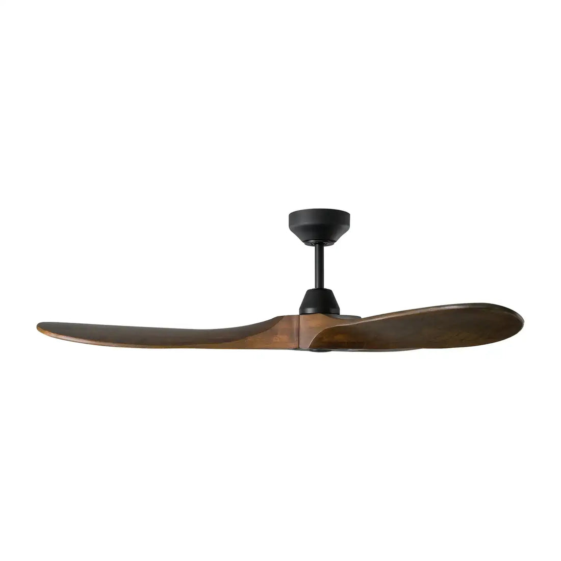 VISUAL COMFORT & CO., MAVERICK SMART 52 - MATTE BLACK W DARK WALNUT BLADES, INDOOR CEILING FANS