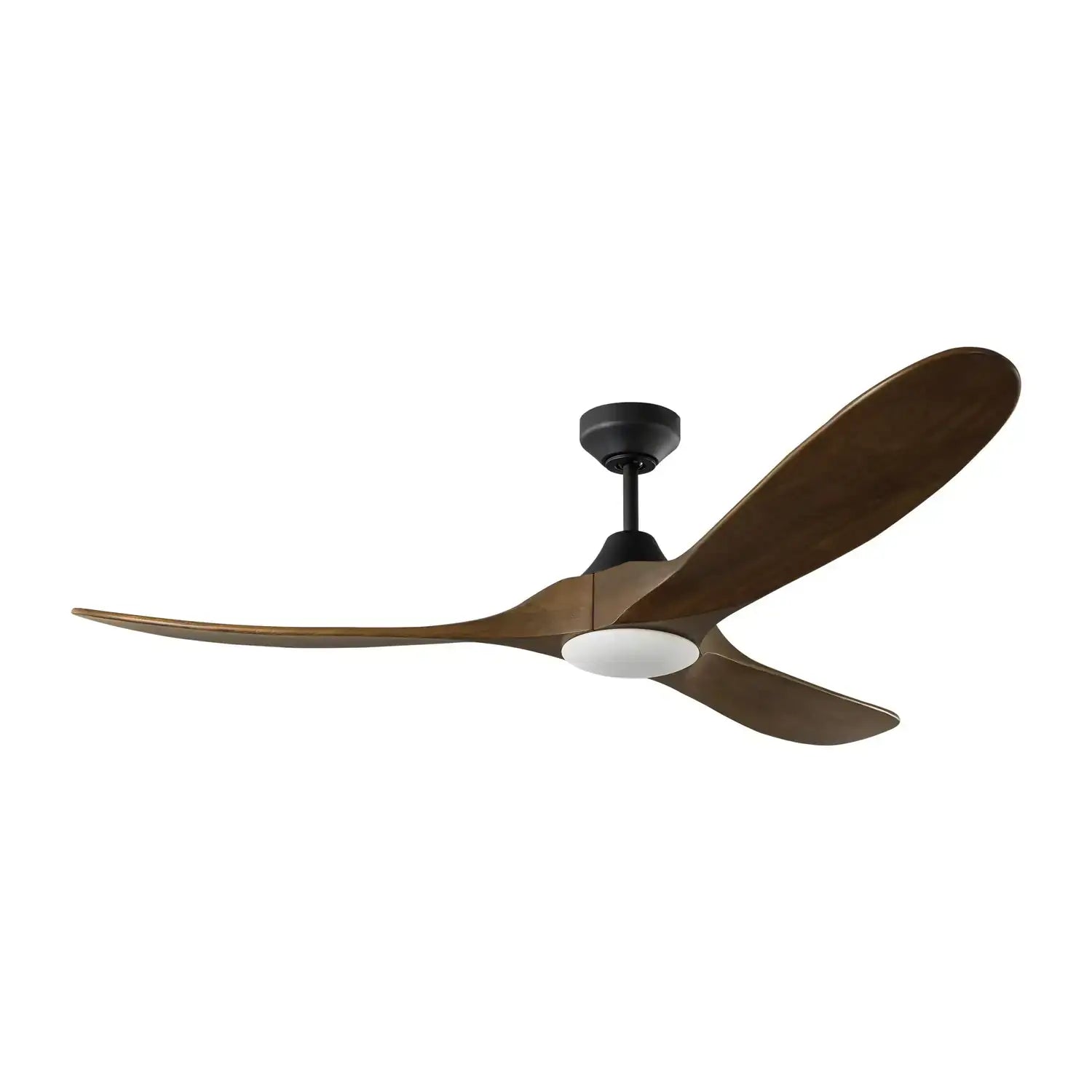 VISUAL COMFORT & CO., MAVERICK SMART 60 - MIDNIGHT BLACK W DARK WALNUT BLADES, INDOOR CEILING FANS