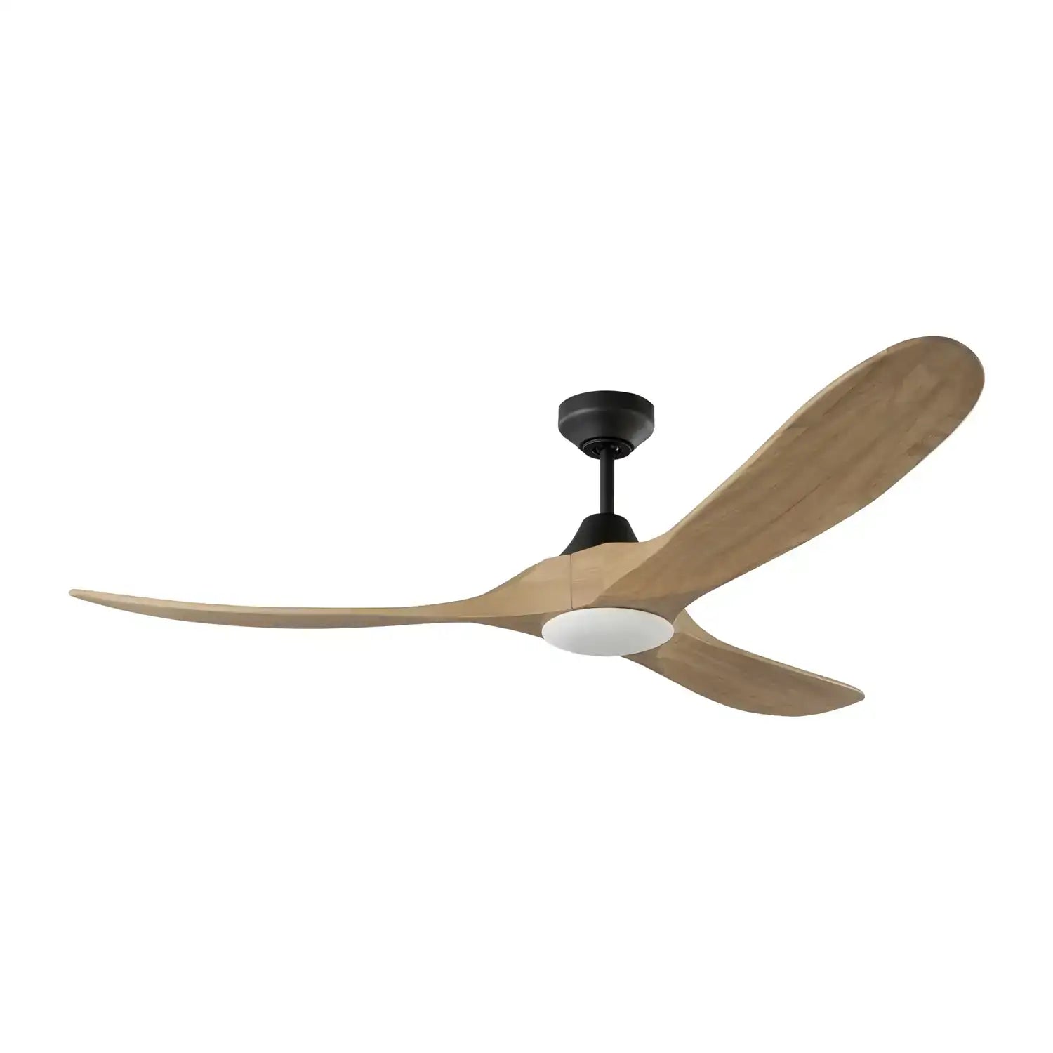 VISUAL COMFORT & CO., MAVERICK SMART 60 - MIDNIGHT BLACK W DARK WALNUT BLADES, INDOOR CEILING FANS