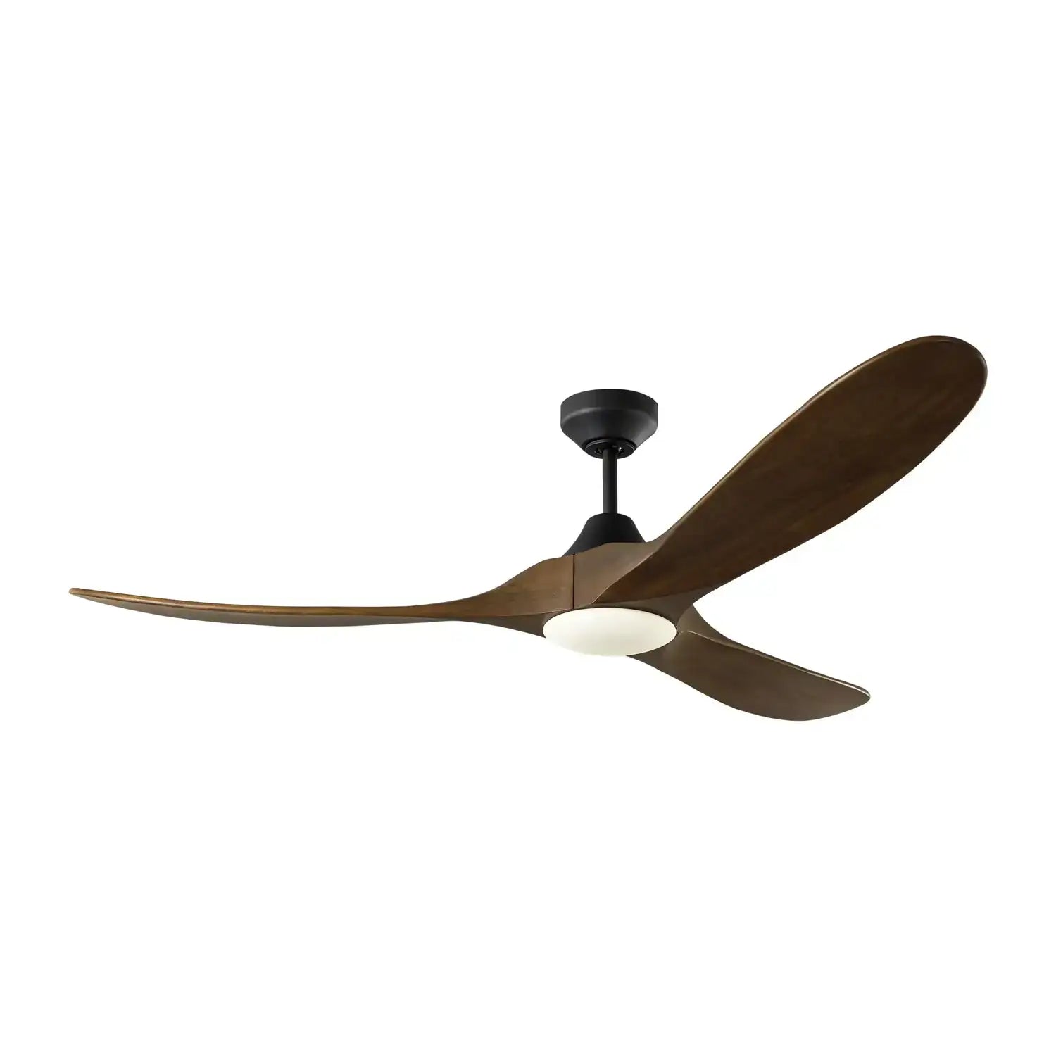 VISUAL COMFORT & CO., MAVERICK SMART 60 - MIDNIGHT BLACK W DARK WALNUT BLADES, INDOOR CEILING FANS