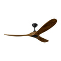VISUAL COMFORT & CO., MAVERICK SMART 60 - MIDNIGHT BLACK W DARK WALNUT BLADES, INDOOR CEILING FANS
