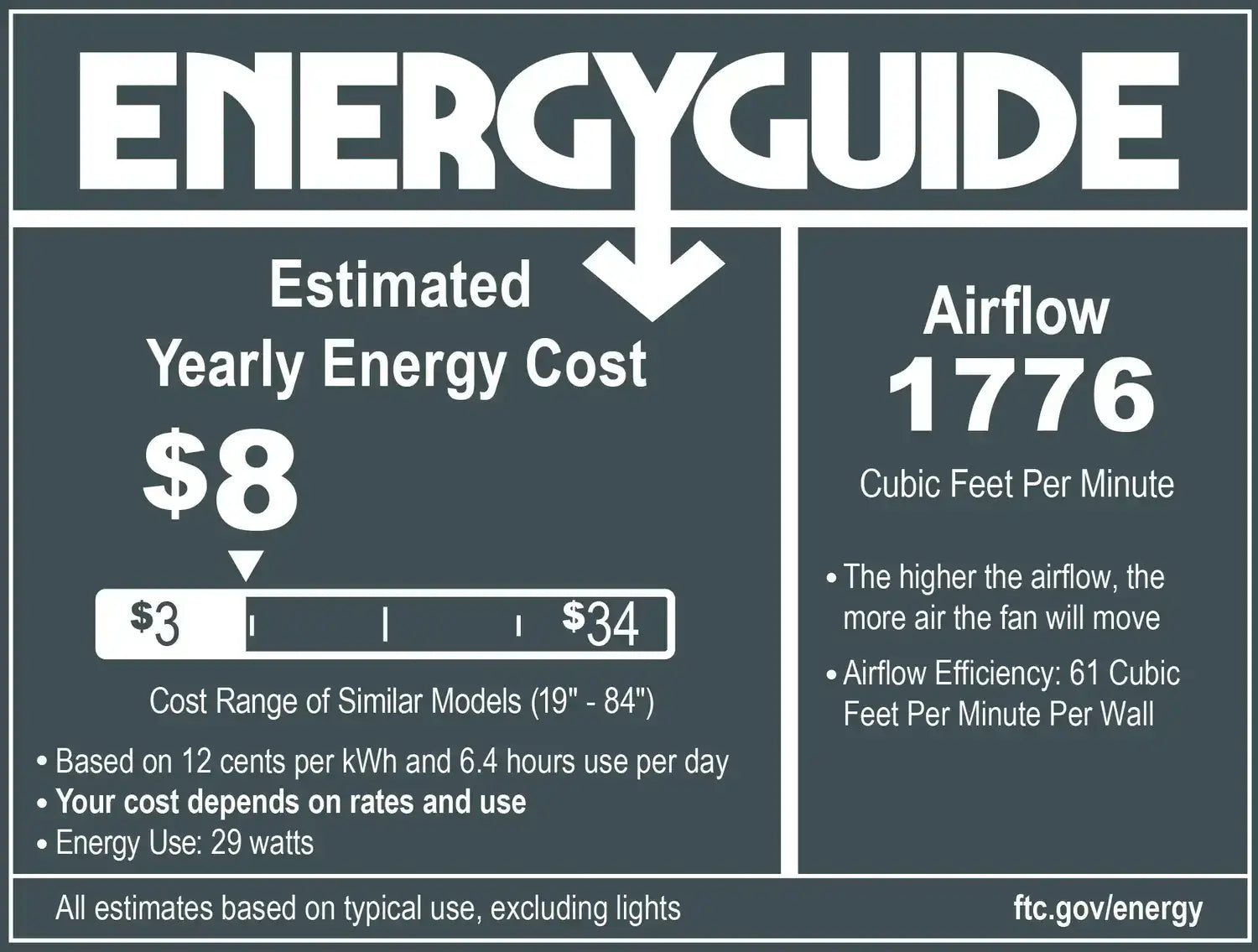GENERATION LIGHTING, ORBIS 32 HUGGER LED CEILING FAN, INDOOR CEILING FANS
