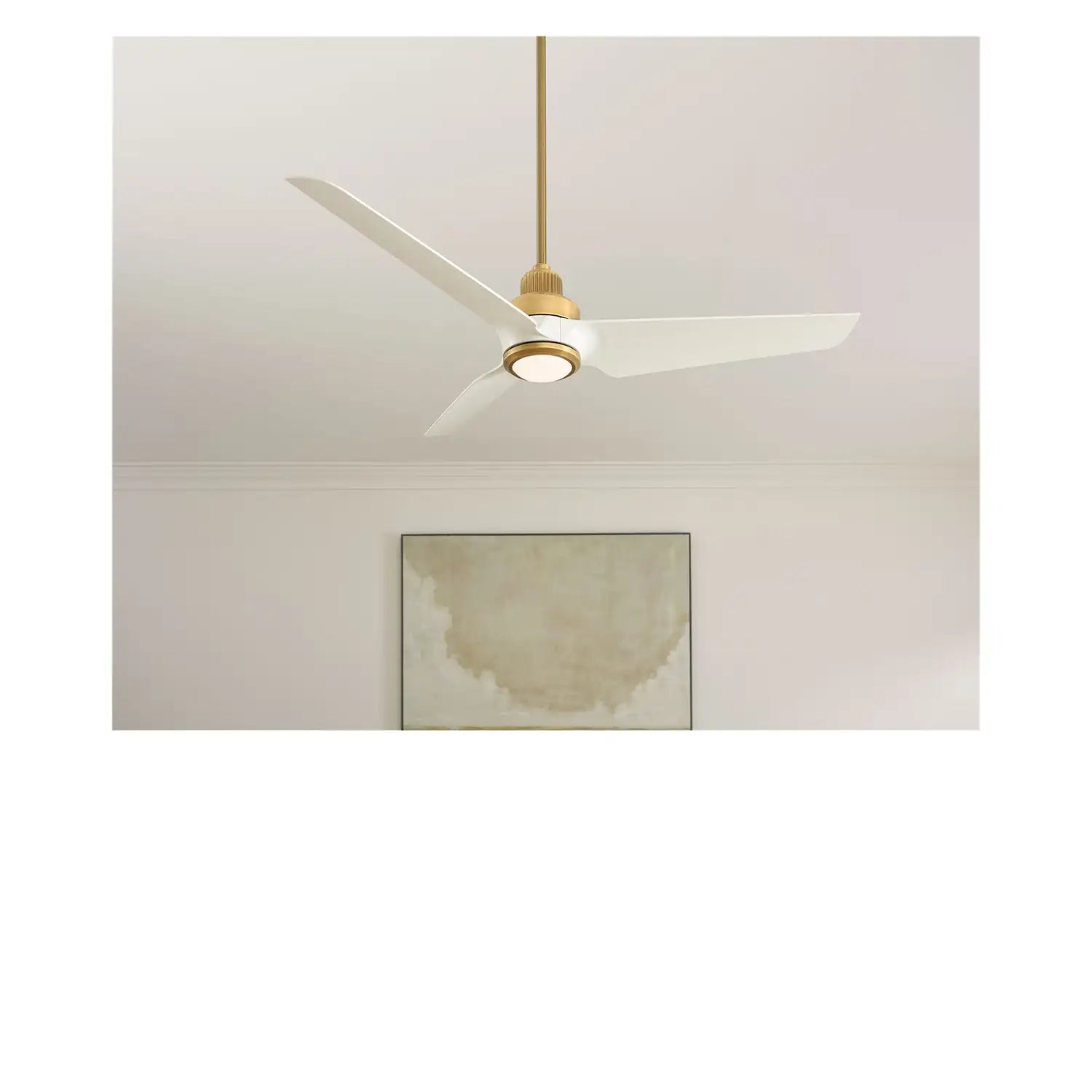 VISUAL COMFORT & CO., RUHLMANN LED CEILING FAN, INDOOR CEILING FANS