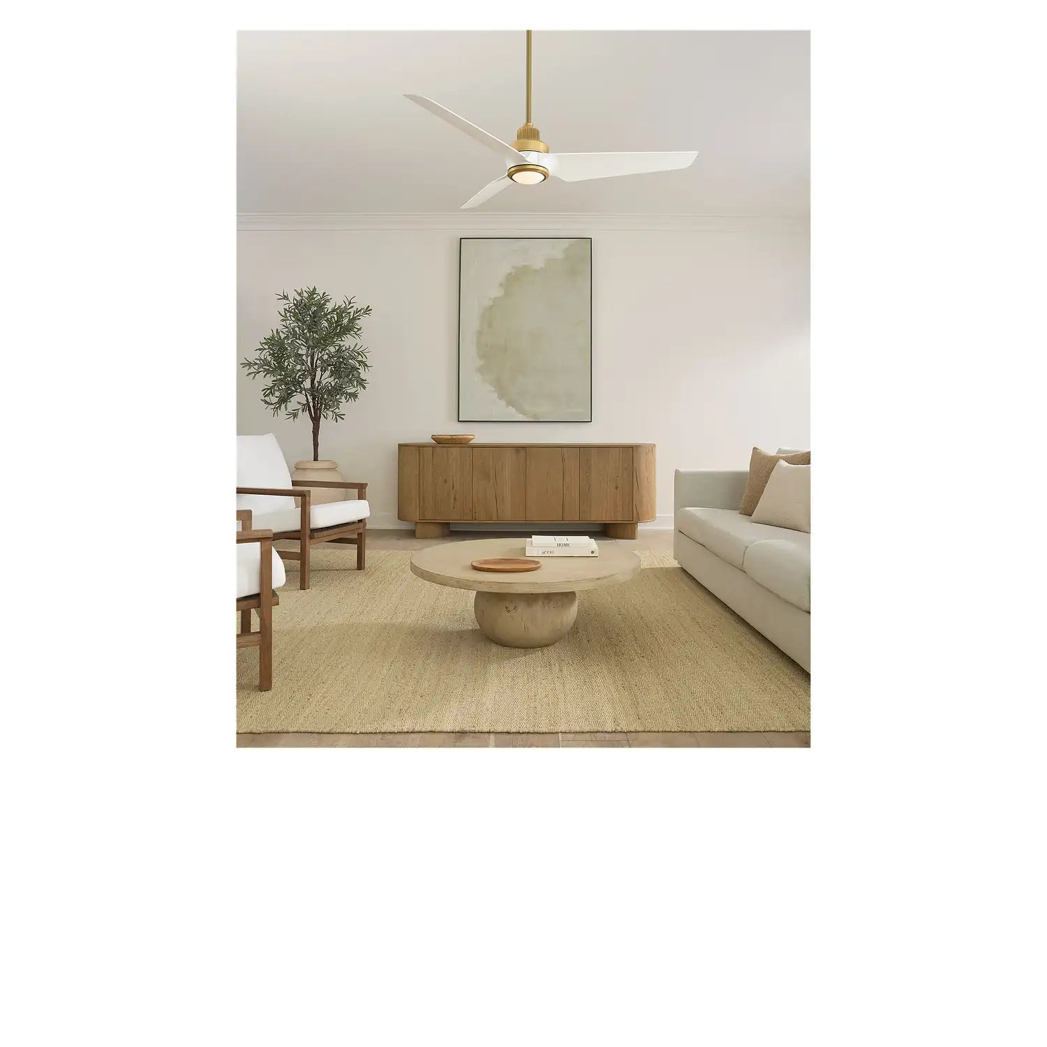 VISUAL COMFORT & CO., RUHLMANN LED CEILING FAN, INDOOR CEILING FANS