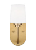 GENERATION LIGHTING, WINDOM ONE LIGHT WALL / BATH SCONCE, BATH VANITY LIGHT