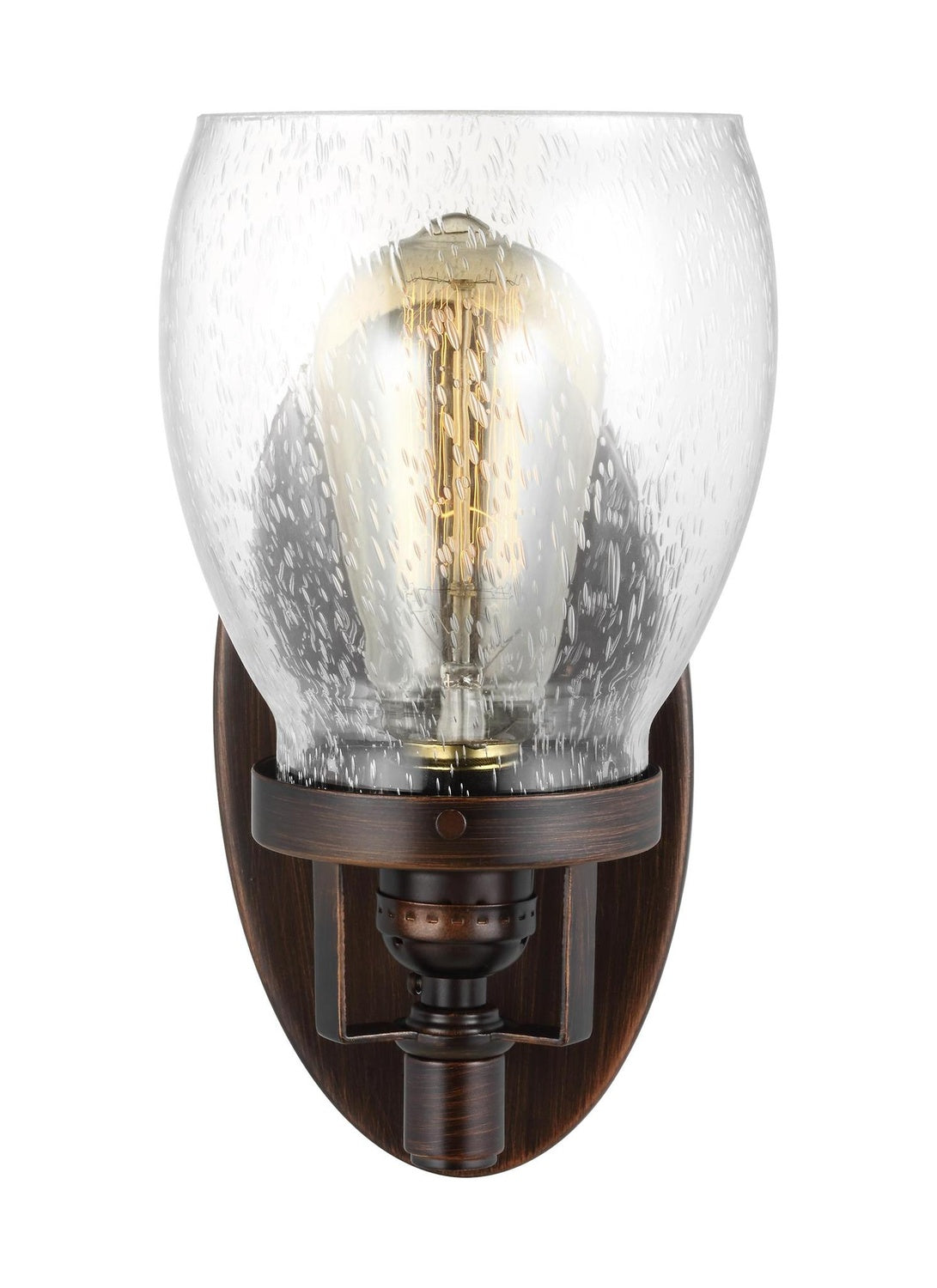 GENERATION LIGHTING, BELTON ONE LIGHT WALL / BATH SCONCE, BATH VANITY LIGHT