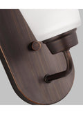 GENERATION LIGHTING, KERRVILLE ONE LIGHT WALL / BATH SCONCE, BATH VANITY LIGHT