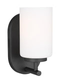 GENERATION LIGHTING, OSLO ONE LIGHT WALL / BATH SCONCE, BATH VANITY LIGHT