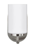 GENERATION LIGHTING, OSLO ONE LIGHT WALL / BATH SCONCE, BATH VANITY LIGHT