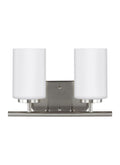 GENERATION LIGHTING, OSLO TWO LIGHT WALL / BATH, BATH VANITY LIGHT