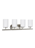 GENERATION LIGHTING, OSLO FOUR LIGHT WALL / BATH, BATH VANITY LIGHT