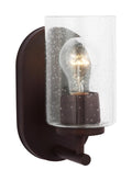 GENERATION LIGHTING, OSLO ONE LIGHT WALL / BATH SCONCE, BATH VANITY LIGHT