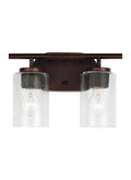 GENERATION LIGHTING, OSLO TWO LIGHT WALL / BATH, BATH VANITY LIGHT