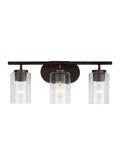 GENERATION LIGHTING, OSLO THREE LIGHT WALL / BATH, BATH VANITY LIGHT