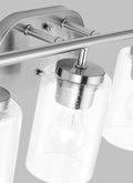 GENERATION LIGHTING, OSLO THREE LIGHT WALL / BATH, BATH VANITY LIGHT