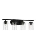 GENERATION LIGHTING, OSLO FOUR LIGHT WALL / BATH, BATH VANITY LIGHT