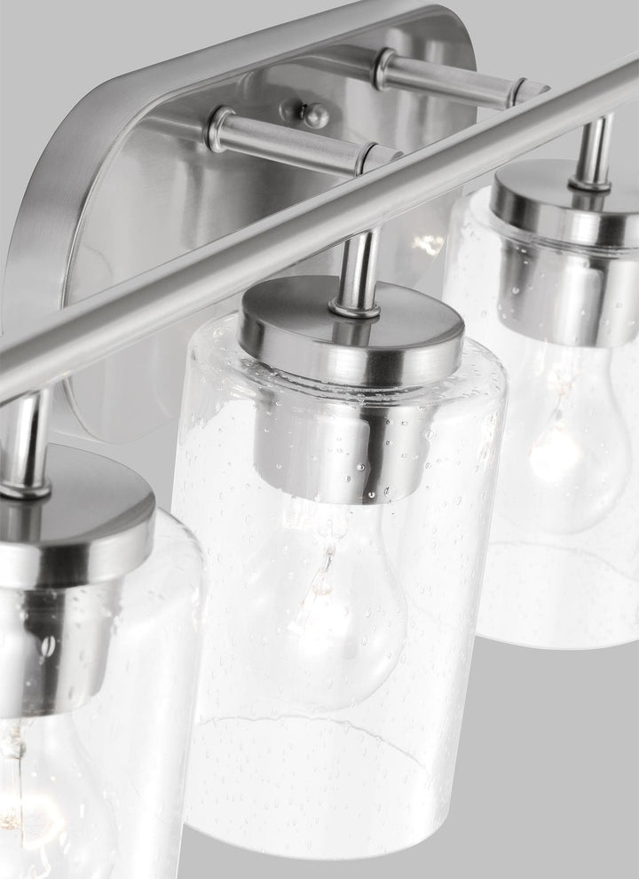 GENERATION LIGHTING, OSLO FOUR LIGHT WALL / BATH, BATH VANITY LIGHT