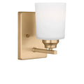GENERATION LIGHTING, VINTON ONE LIGHT WALL/BATH SCONCE, BATH VANITY LIGHT