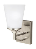 GENERATION LIGHTING, HANFORD ONE LIGHT WALL / BATH SCONCE, BATH VANITY LIGHT