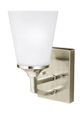 GENERATION LIGHTING, HANFORD ONE LIGHT WALL / BATH SCONCE, BATH VANITY LIGHT