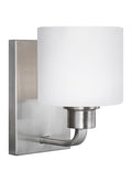 GENERATION LIGHTING, CANFIELD ONE LIGHT WALL / BATH SCONCE, BATH VANITY LIGHT