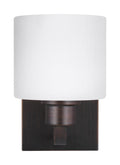 GENERATION LIGHTING, CANFIELD ONE LIGHT WALL / BATH SCONCE, BATH VANITY LIGHT