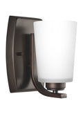 GENERATION LIGHTING, FRANPORT ONE LIGHT WALL / BATH SCONCE, BATH VANITY LIGHT
