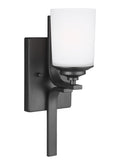 GENERATION LIGHTING, KEMAL ONE LIGHT WALL / BATH SCONCE, BATH VANITY LIGHT