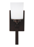 GENERATION LIGHTING, KEMAL ONE LIGHT WALL / BATH SCONCE, BATH VANITY LIGHT
