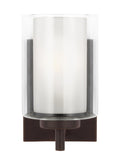 GENERATION LIGHTING, ELMWOOD PARK ONE LIGHT WALL / BATH SCONCE, BATH VANITY LIGHT
