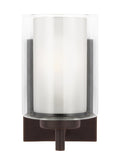 GENERATION LIGHTING, ELMWOOD PARK ONE LIGHT WALL / BATH SCONCE, BATH VANITY LIGHT