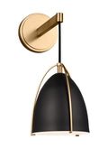 VISUAL COMFORT & CO., NORMAN ONE LIGHT WALL / BATH SCONCE, BATH VANITY LIGHT