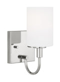 VISUAL COMFORT & CO., OAK MOORE ONE LIGHT WALL / BATH SCONCE, BATH VANITY LIGHT