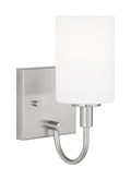 VISUAL COMFORT STUDIO, OAK MOORE ONE LIGHT WALL / BATH SCONCE, BATH VANITY LIGHT