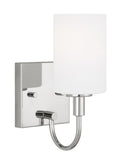 VISUAL COMFORT & CO., OAK MOORE ONE LIGHT WALL / BATH SCONCE, BATH VANITY LIGHT