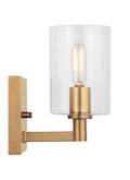 VISUAL COMFORT STUDIO, FULLTON ONE LIGHT WALL / BATH SCONCE, BATH VANITY LIGHT