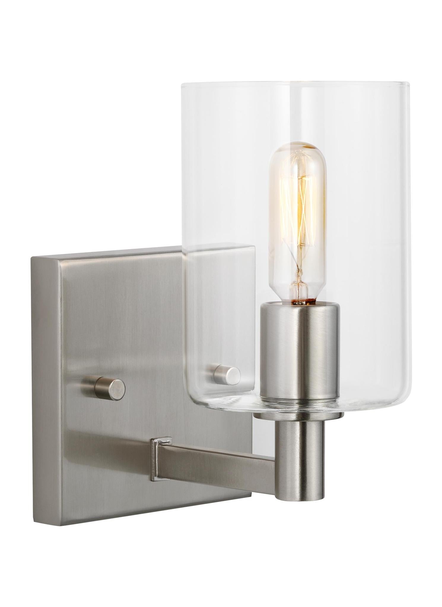 VISUAL COMFORT STUDIO, FULLTON ONE LIGHT WALL / BATH SCONCE, BATH VANITY LIGHT