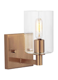 VISUAL COMFORT STUDIO, FULLTON ONE LIGHT WALL / BATH SCONCE, BATH VANITY LIGHT